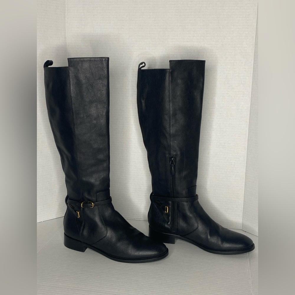 Balenciaga Black leather riding boot - Sz 39